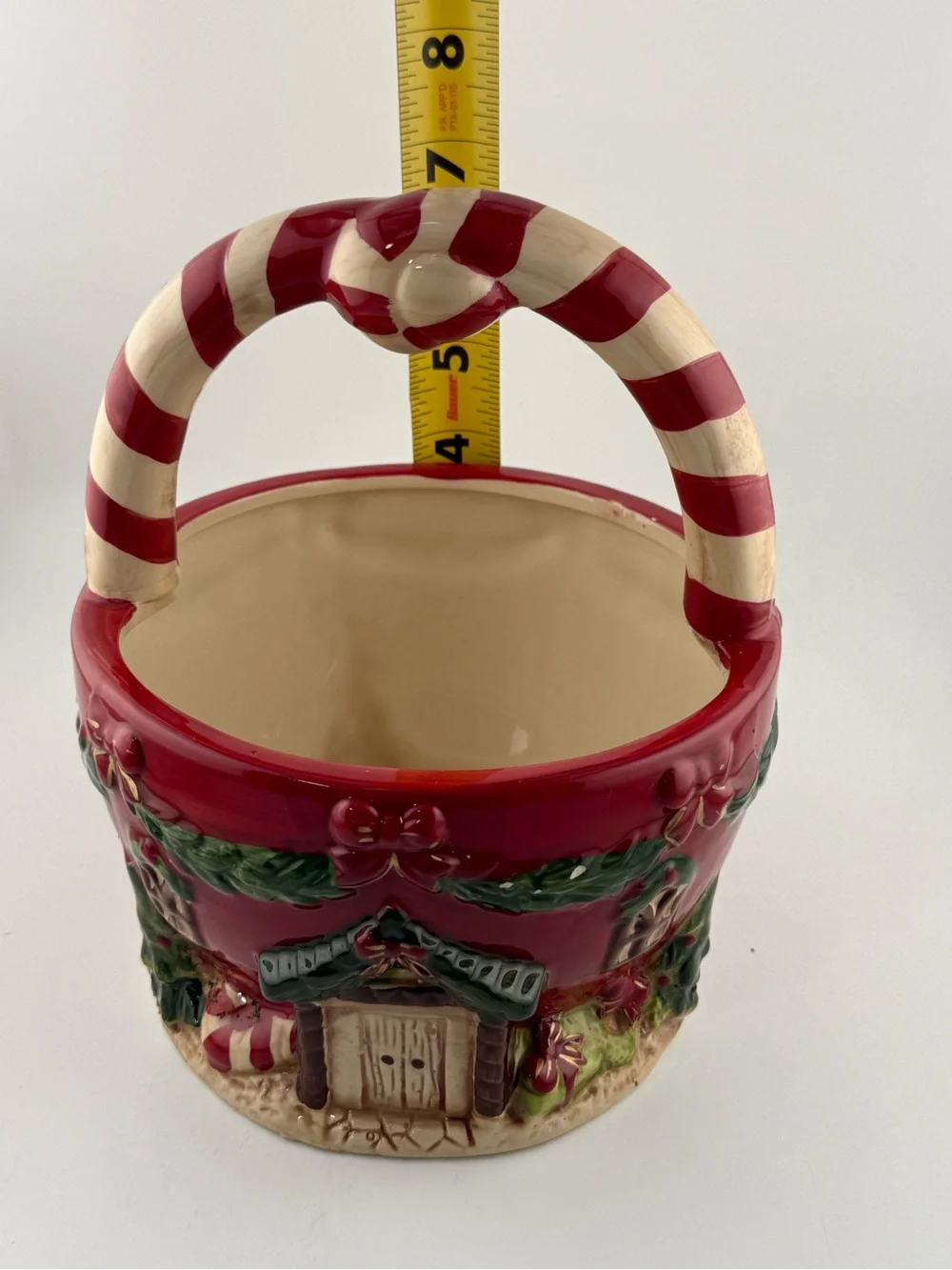 Vintage Christmas Ceramic Bowl